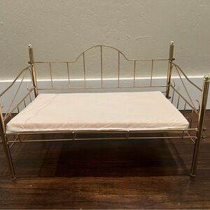 American Girl Elegant Gold Metal Daybed